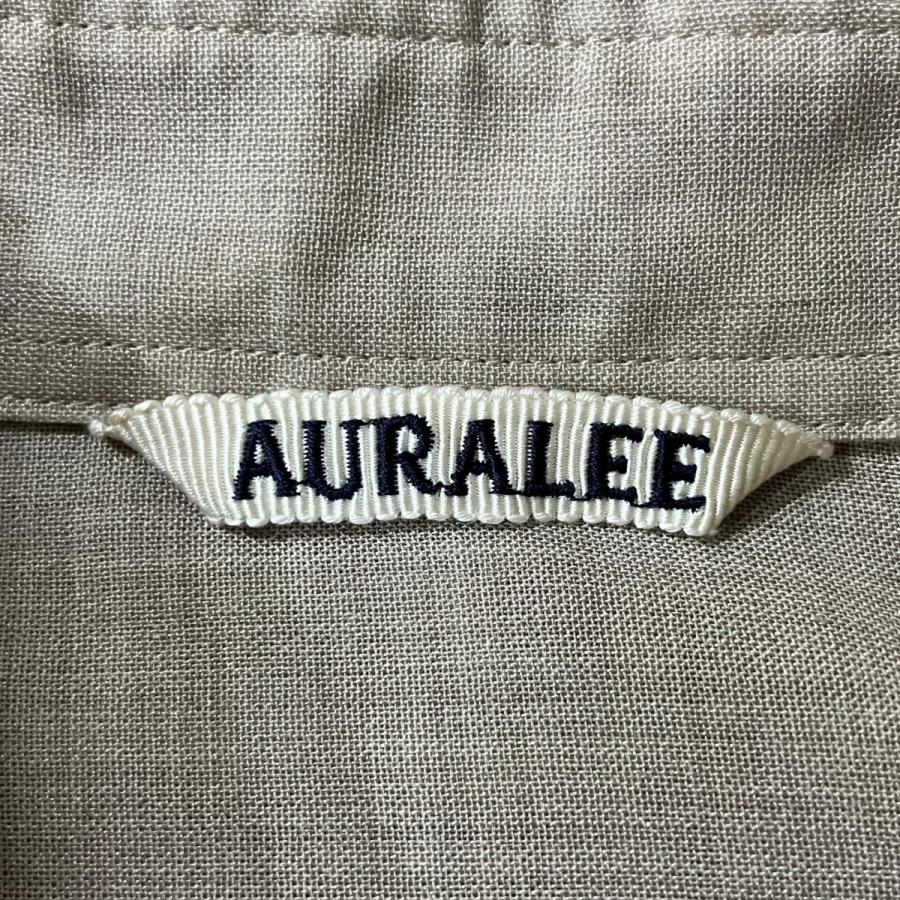 AURALEE（オーラリー） ウールシルクシャツ ベージュ サイズ：3