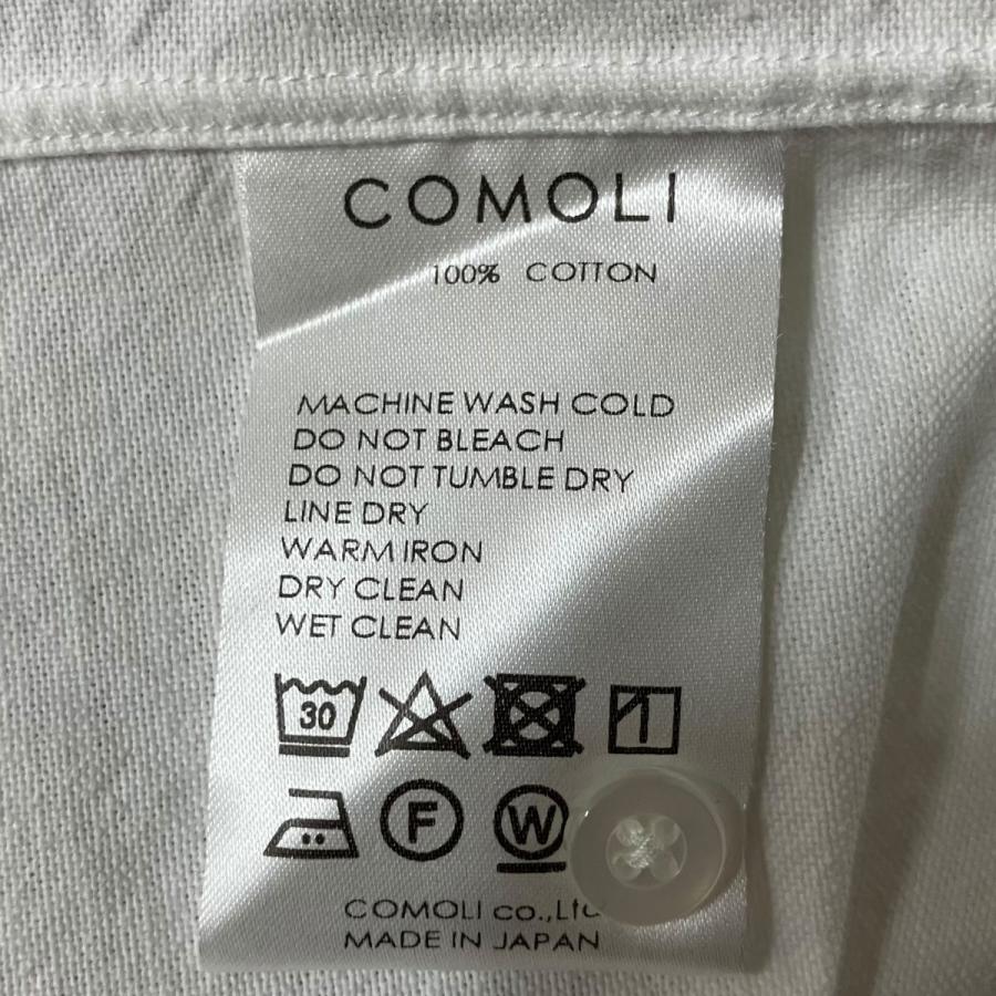 COMOLI（コモリ） オックスBDシャツ ホワイト サイズ：3