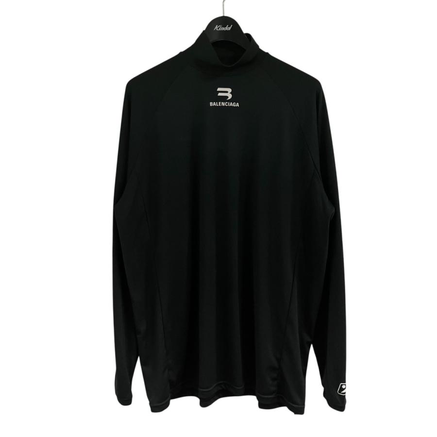 BALENCIAGA（バレンシアガ） ハイネックカットソー ブラック サイズ：M 