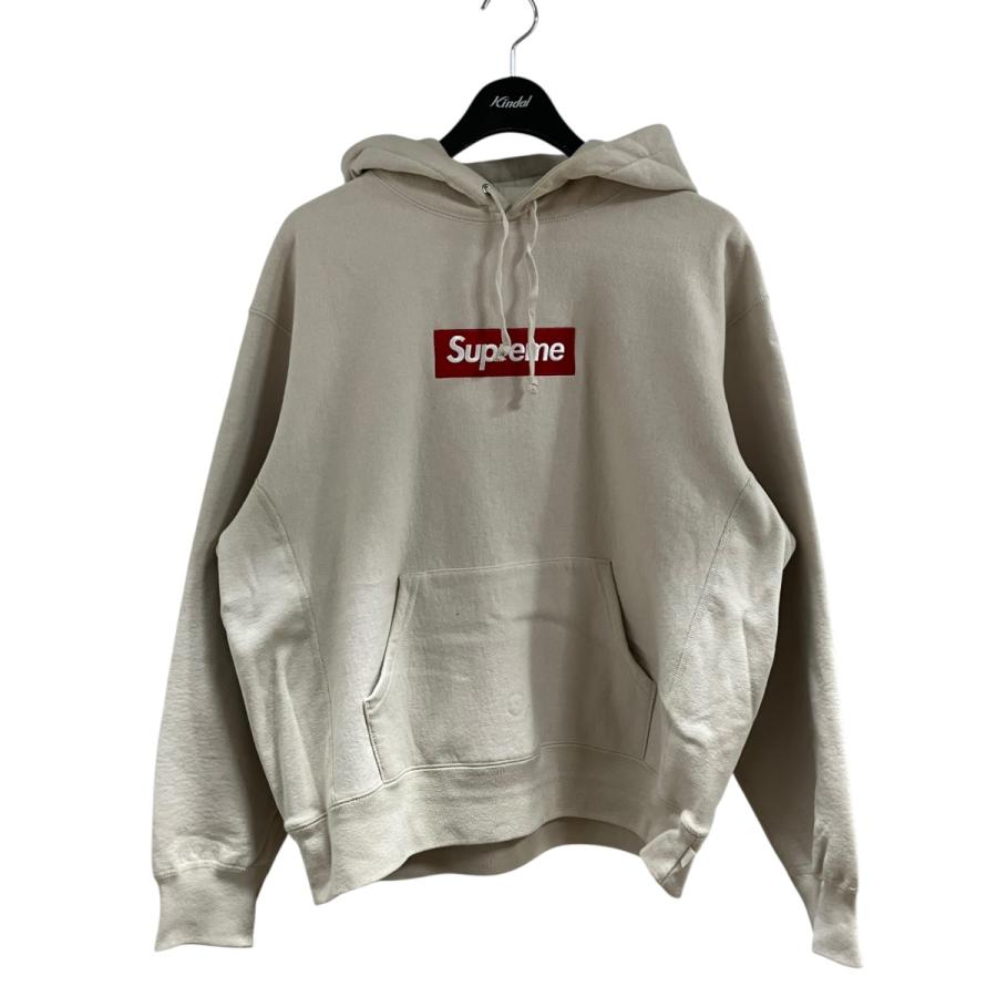 Supreme ボックスロゴ パーカー ベージュ Supreme（シュプリーム） ボックスロゴプルオーバーパーカー ベージュ