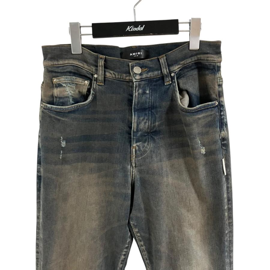 AMIRI（アミリ） ダメージ加工デニムパンツ ダスティインディゴ サイズ 