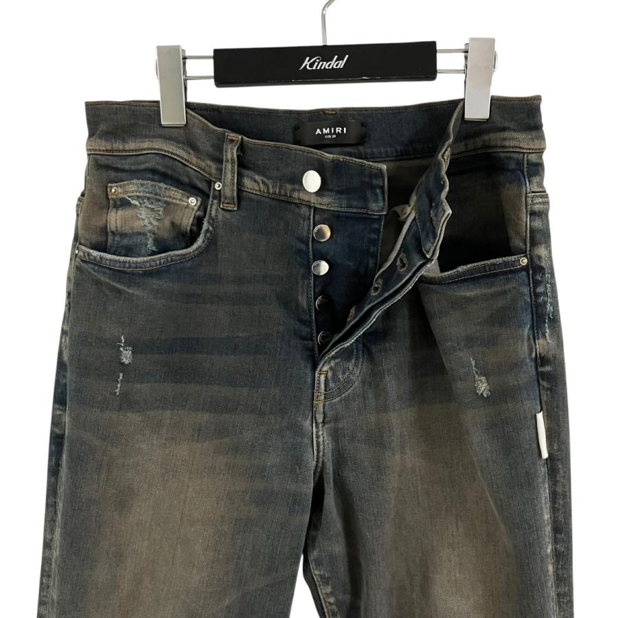 AMIRI（アミリ） ダメージ加工デニムパンツ ダスティインディゴ サイズ