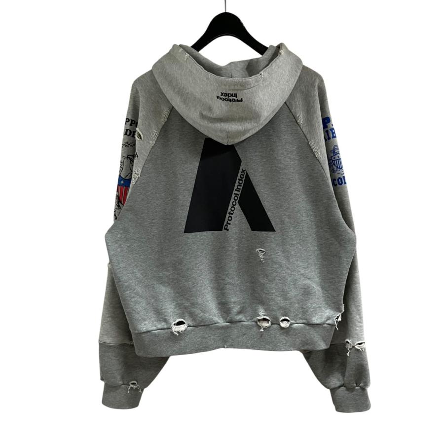 Protocol Index ダブルジップパーカー size1 protocol プロトコル インデックス PROTOCOL INDEX ARMYジップアップ