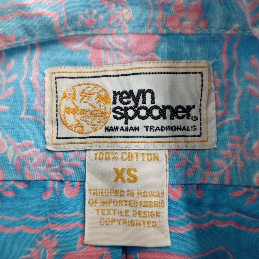 reyn spooner（レインスプーナー） 長袖アロハシャツ スカイブルー
