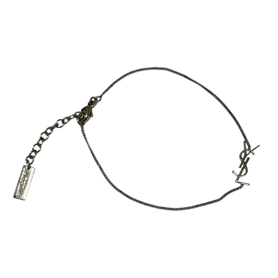 サンローランパリ Saint Laurent Paris YSLロゴブレスレット シルバー 