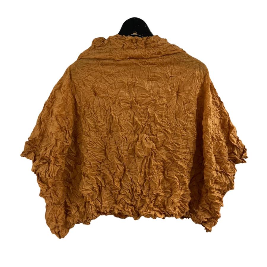 me ISSEY MIYAKE ミーイッセイミヤケ シワ加工 ハイネック ブラウス
