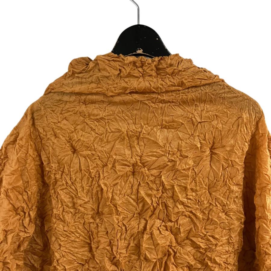 me ISSEY MIYAKE ミーイッセイミヤケ シワ加工 ハイネック ブラウス