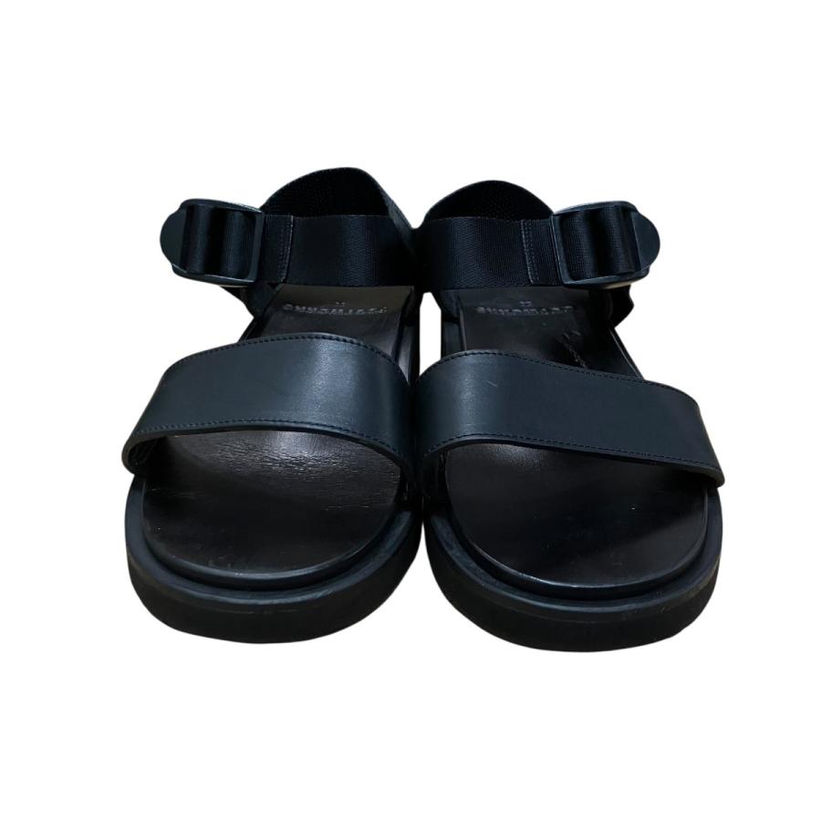 フットワークス FOOTWORKS ストラップサンダル ブラック サイズ：22