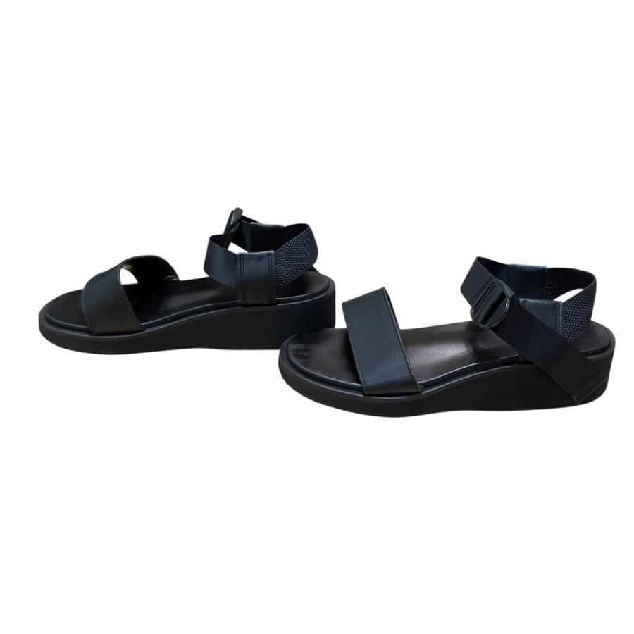 フットワークス FOOTWORKS ストラップサンダル ブラック サイズ：22
