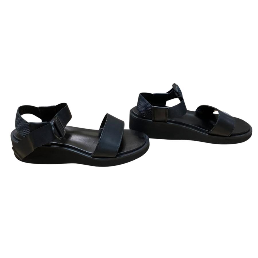 フットワークス FOOTWORKS ストラップサンダル ブラック サイズ：22