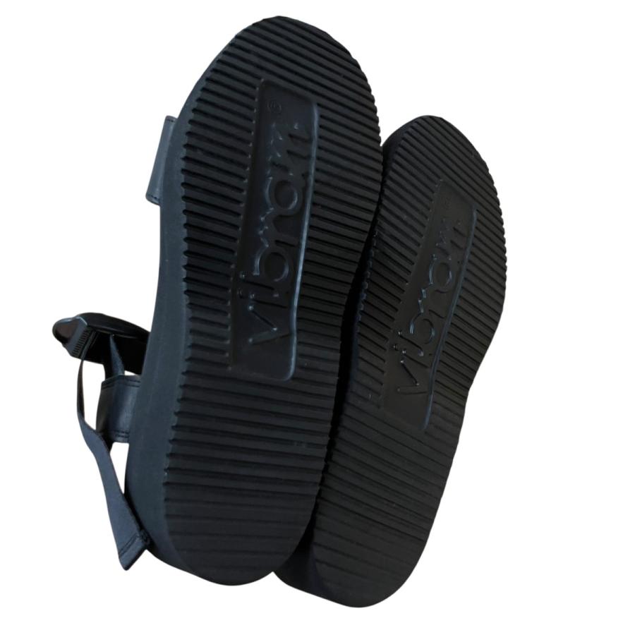 フットワークス FOOTWORKS ストラップサンダル ブラック サイズ：22