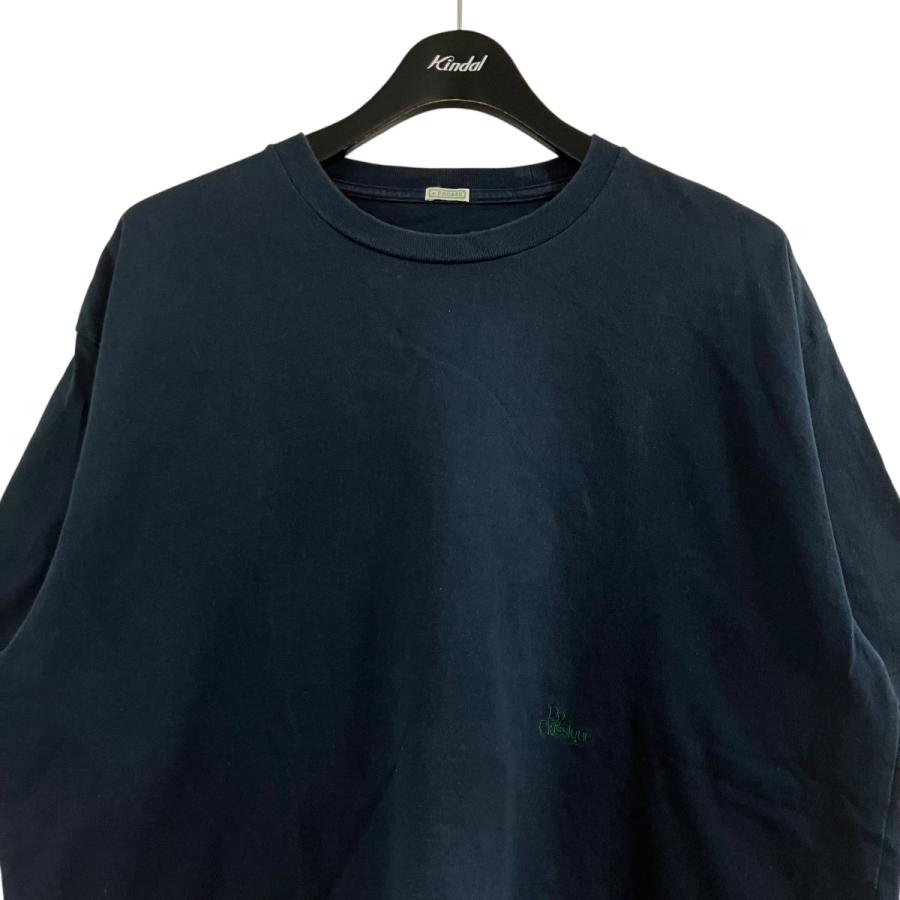 アプレッセ A．PRESSE エンブロイダリーTシャツ ネイビー サイズ：3 