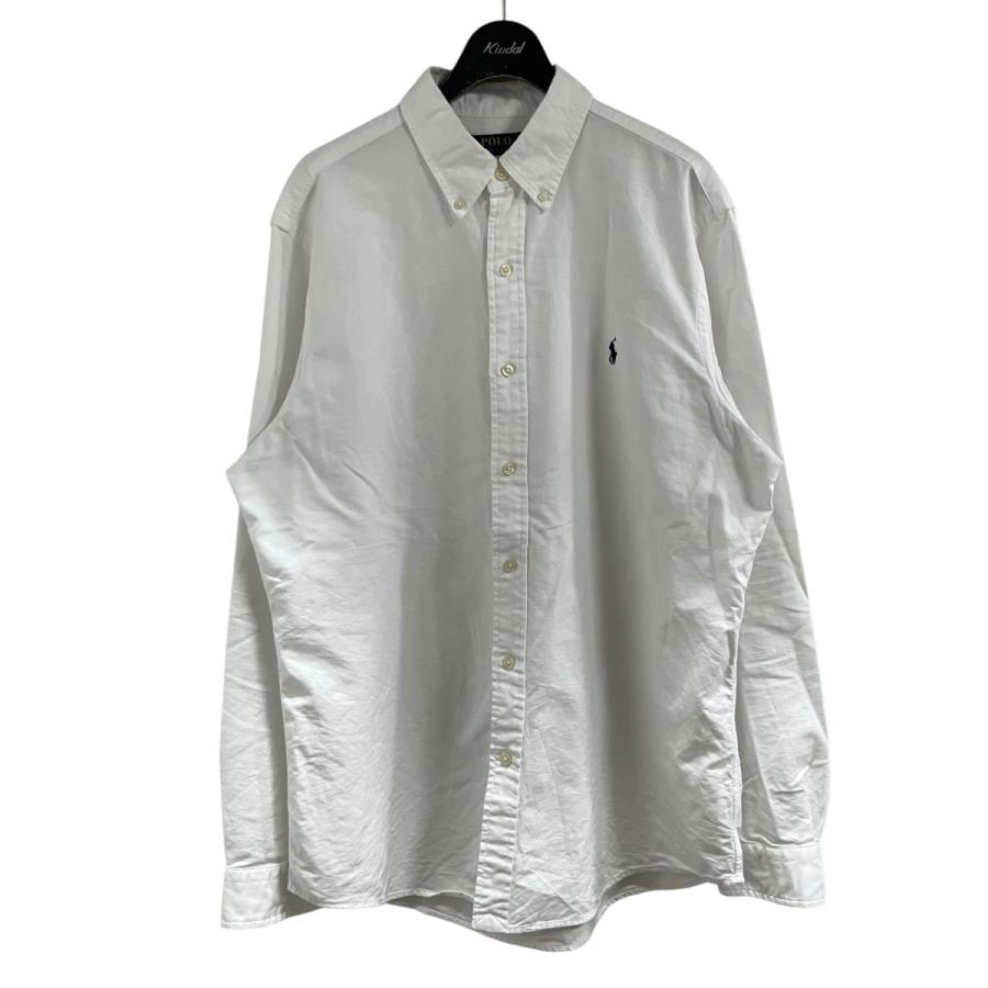 新品　Polo Ralph Lauren ホワイト ボタンダウンシャツ L POLO RALPH LAUREN（ポロ・ラルフローレン） ボタンダウンシャツ