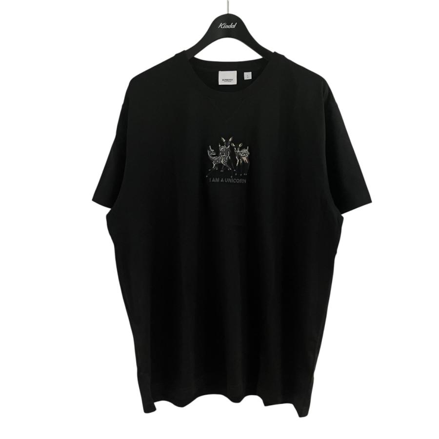 BURBERRY（バーバリー） BURBERRY UNICORN パッチTシャツ ブラック 
