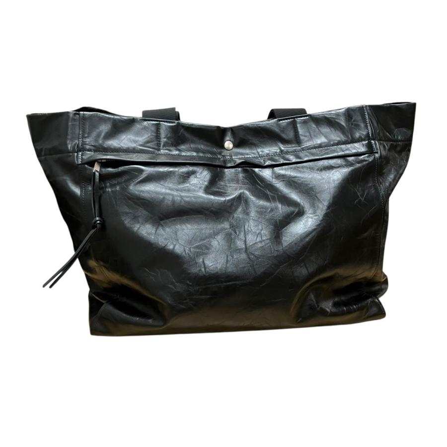 JIL SANDER ブラックレザー ハンドバッグ JIL SANDER（ジルサンダー） レザートートバッグ ブラック サイズ