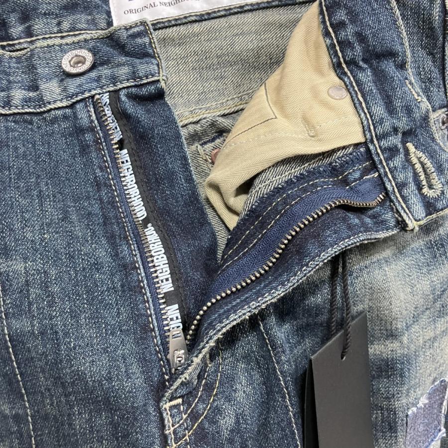 ネイバーフッド デニム パンツ インディゴブルー Sサイズ ネイバーフッド NEIGHBORHOOD デニムパンツ インディゴ サイズ：Sの
