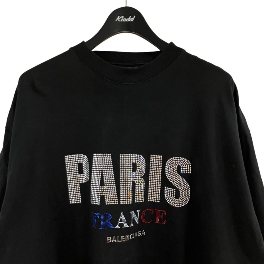 BALENCIAGA（バレンシアガ） ラインストーンTシャツ ブラック サイズ