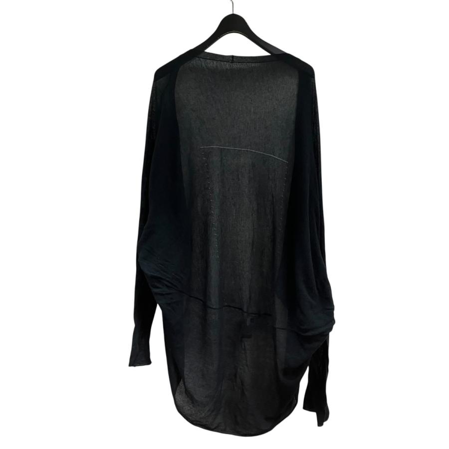 ANN DEMEULEMEESTER ブラック　カーディガン サイズ 36 Ann DEMEULEMEESTER（アン ドゥムルメステール） 薄手カーディガン