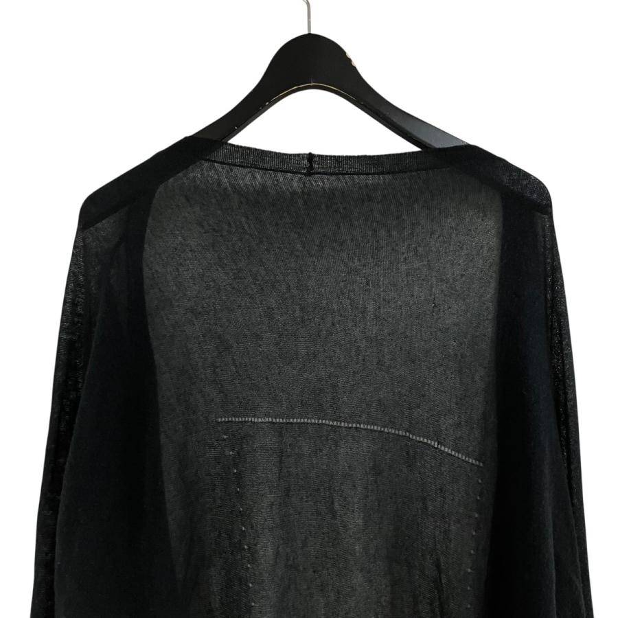 ANN DEMEULEMEESTER ブラック　カーディガン サイズ 36 Ann DEMEULEMEESTER（アン ドゥムルメステール） 薄手カーディガン