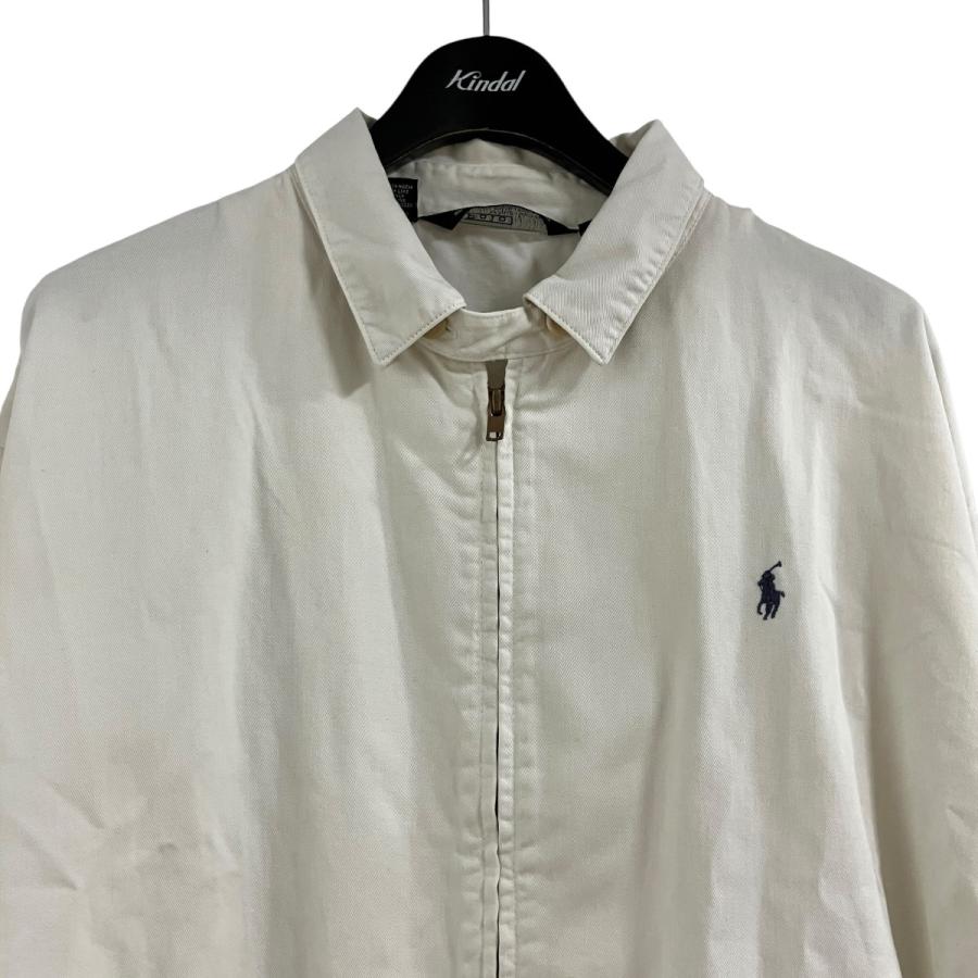 日*9様 Polo by Ralph Lauren スイングトップ ホワイト L POLO RALPH LAUREN（ポロ・ラルフローレン） 三角タグスイングトップ