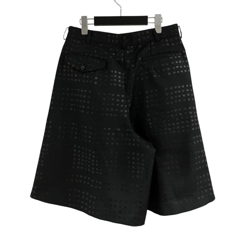 COMME des GARCONS ハーフパンツ ブラック S BLACK COMME des GARCONS 【値下げ】BLACK ドットハーフパンツ