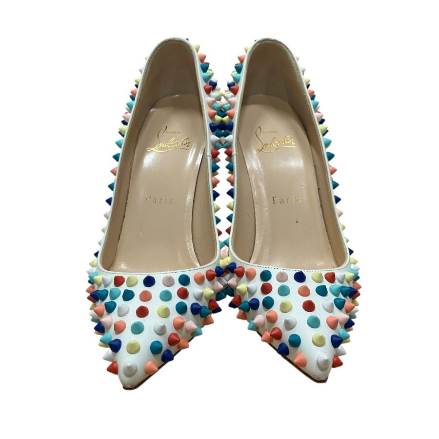 ルブタン タイダイ柄 ヒール　パンプス　36.5 Christian Louboutin（クリスチャンルブタン） カラフルスタッズヒール