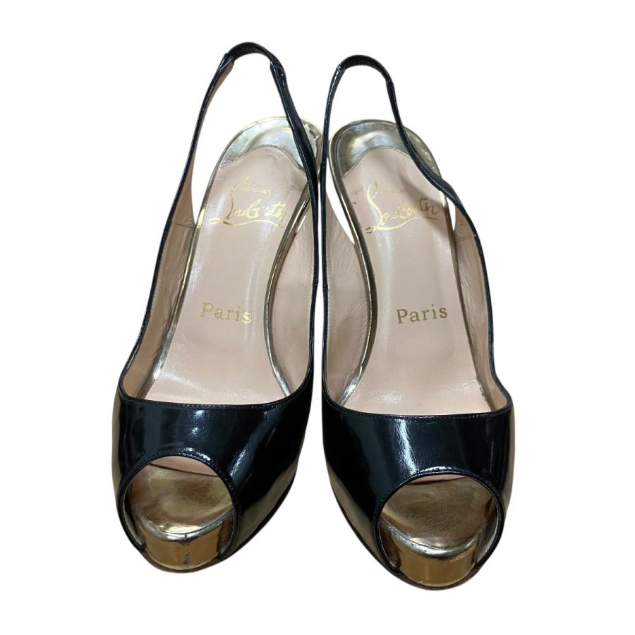 Christian Louboutin（クリスチャンルブタン） パテントレザーオープン