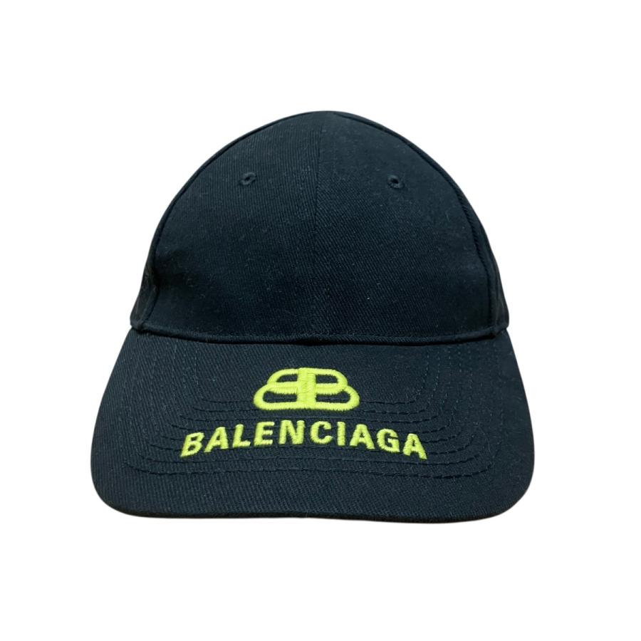 BALENCIAGA（バレンシアガ） BALENCIAGA BBロゴ刺繍キャップ ブラック