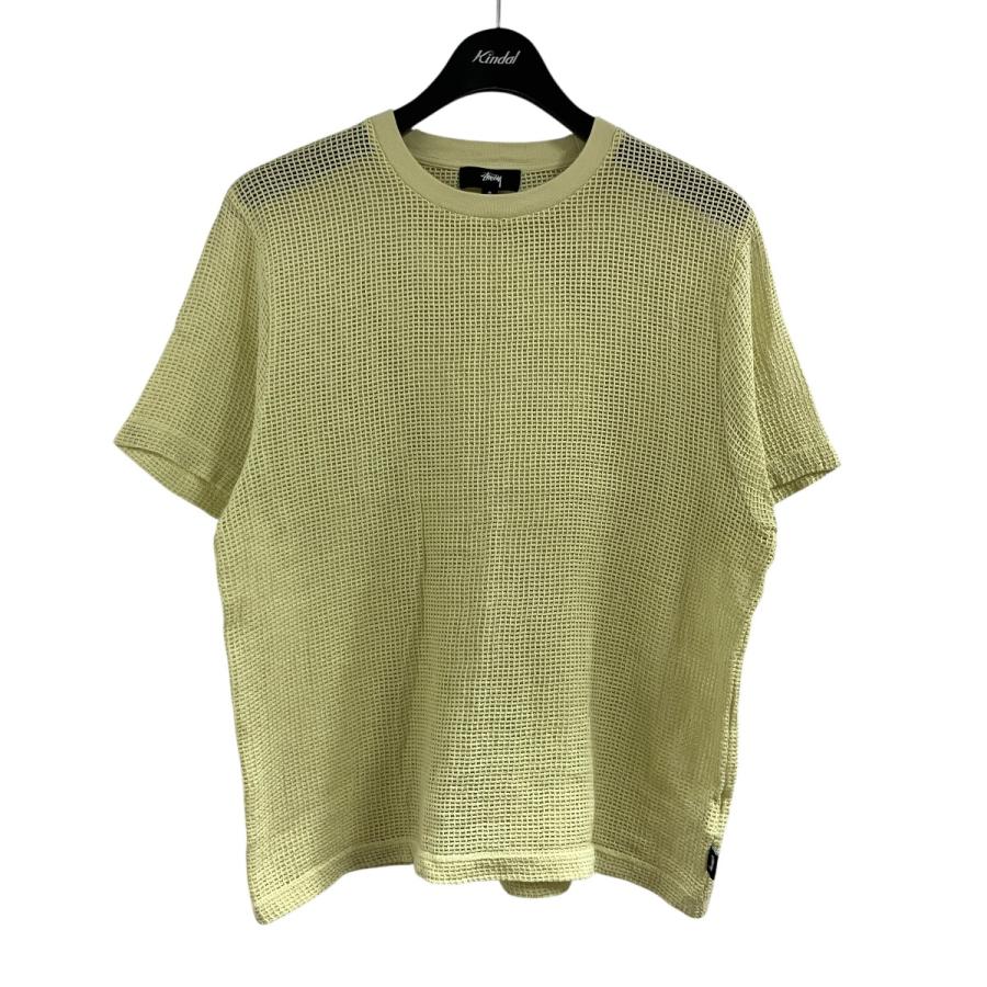 STUSSY（ステューシー） メッシュTシャツ イエロー サイズ：S