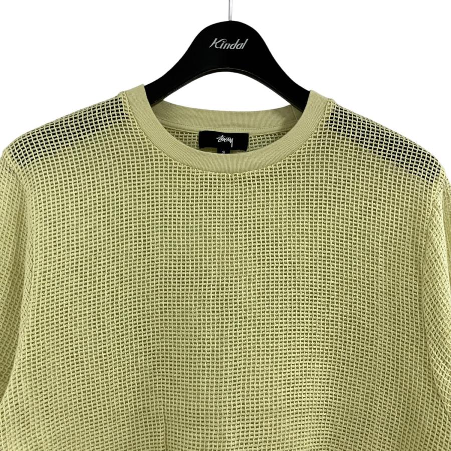 STUSSY（ステューシー） メッシュTシャツ イエロー サイズ：S