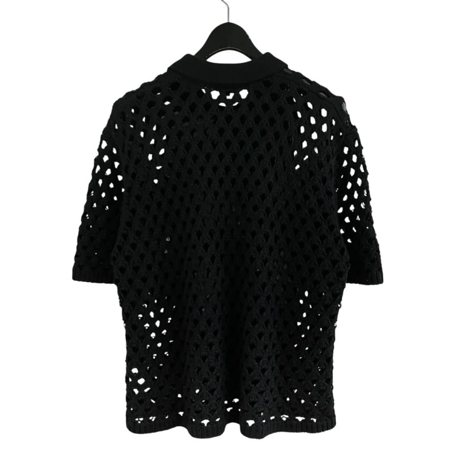 Stüssy ニットポロシャツ ブラック XL STUSSY（ステューシー） ニットポロシャツ ブラック サイズ：M