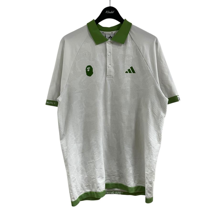 A Bathing Ape ポロシャツ S 【美品】 A BATHING APE（アベイシングエイプ） アベイシングエイプ×アディダス