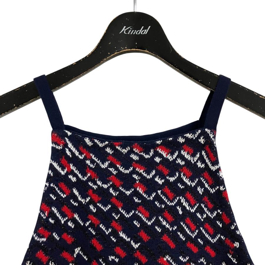 PRADA キャミソール PRADA（プラダ） 【値下げ】PRADA ニットキャミソールトップ ネイビー