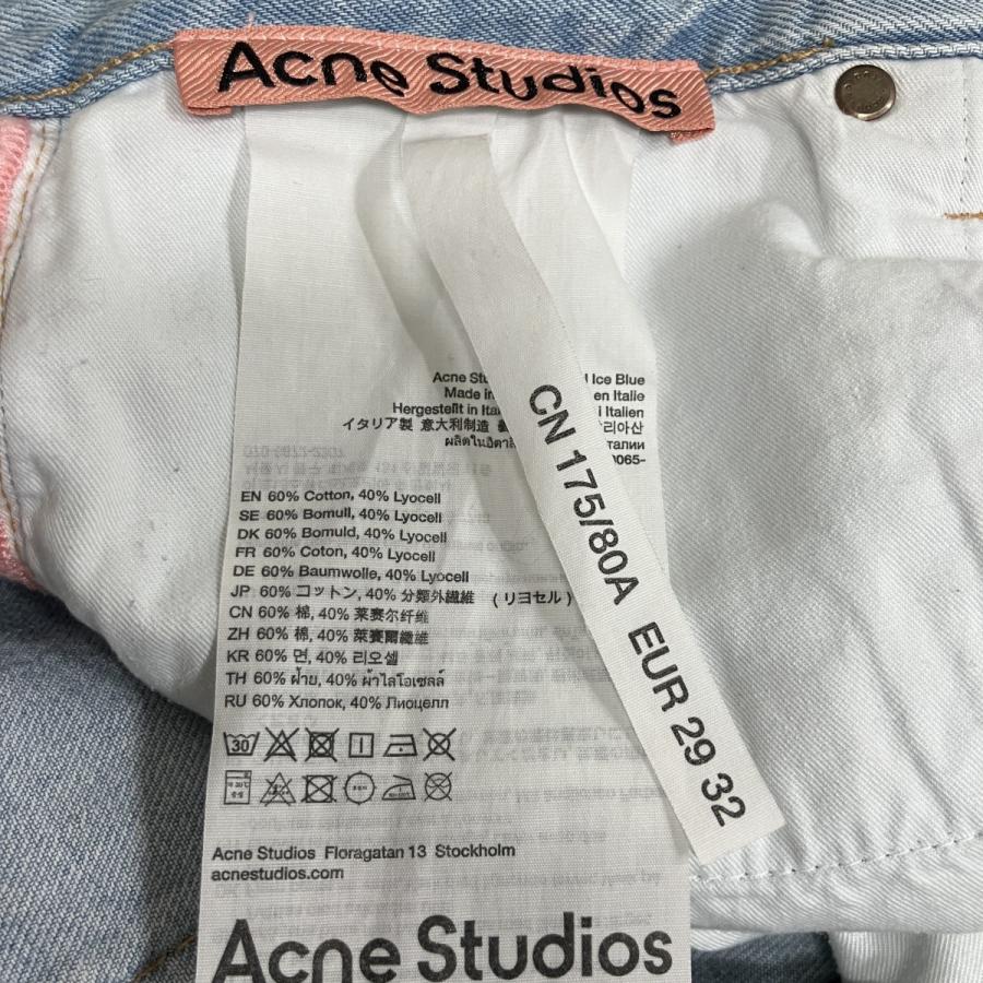 Acne Studios デニムパンツ Acne Studios（アクネ ストゥディオズ） デニムパンツ インディゴ