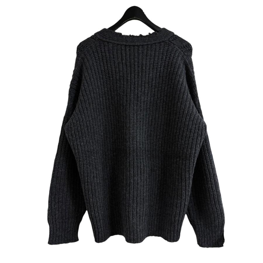 MARNI（マルニ） ダメージニットカーディガン グレー サイズ：46