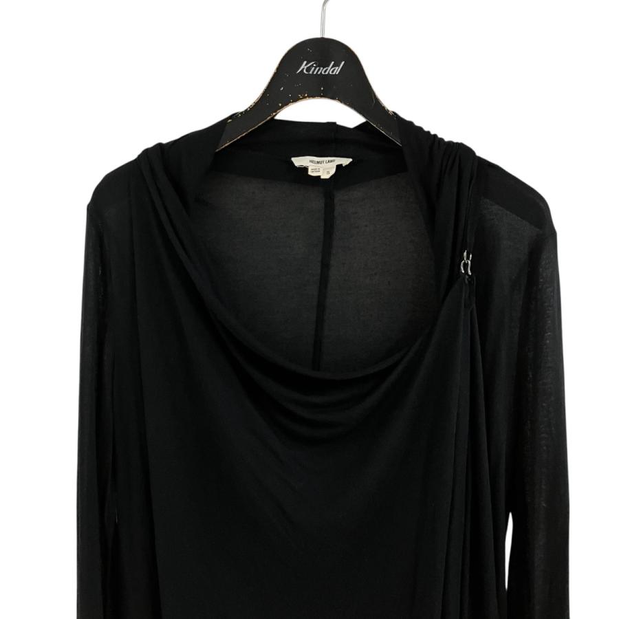 HELMUT LANG（ヘルムートラング） レーヨンカーディガン ブラック