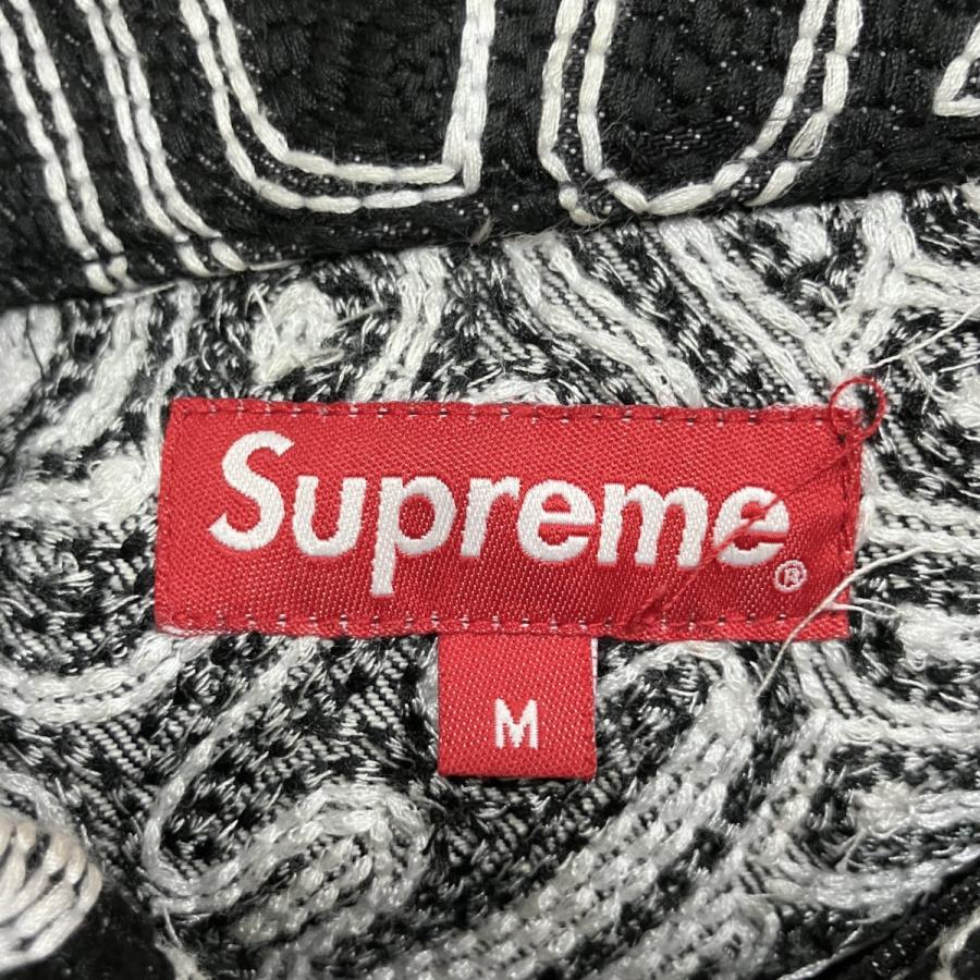 Supreme（シュプリーム） 刺繍総柄ジップアップデニムジャケット