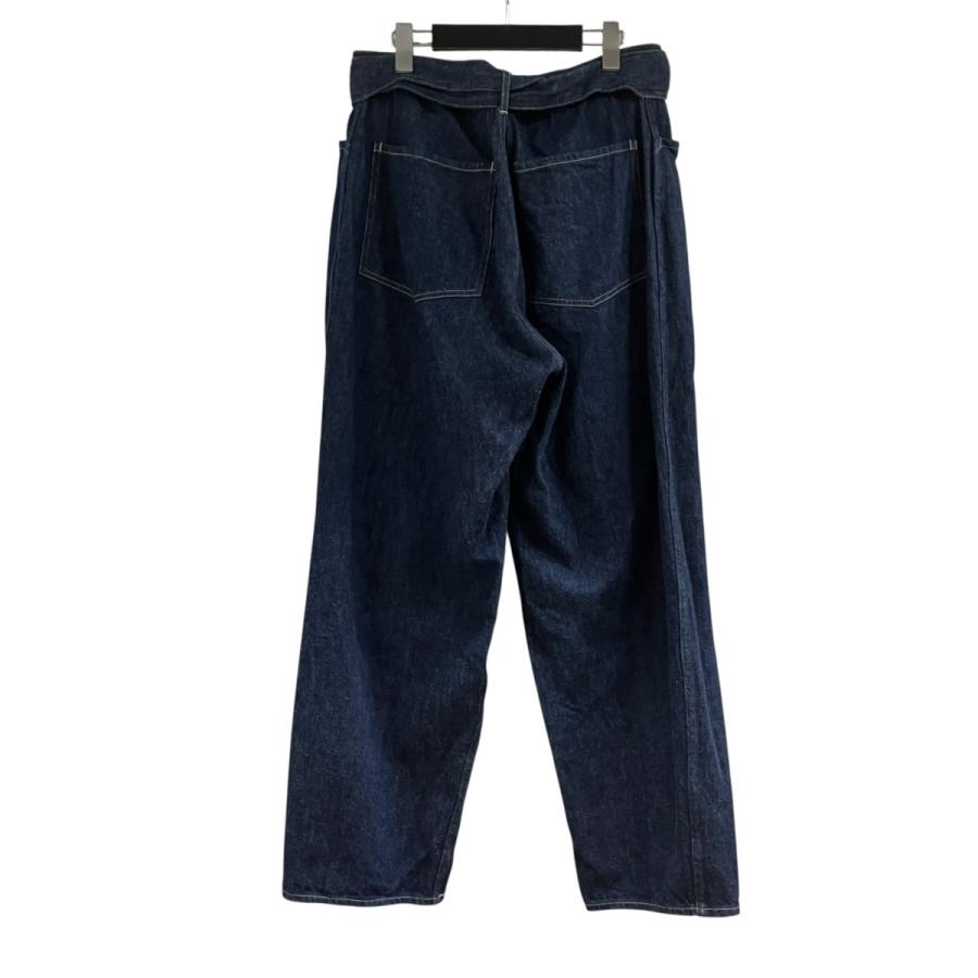 comoli デニム ベルテッドパンツ インディゴ size 2 COMOLI（コモリ） デニム ベルテッドパンツ インディゴ サイズ：2