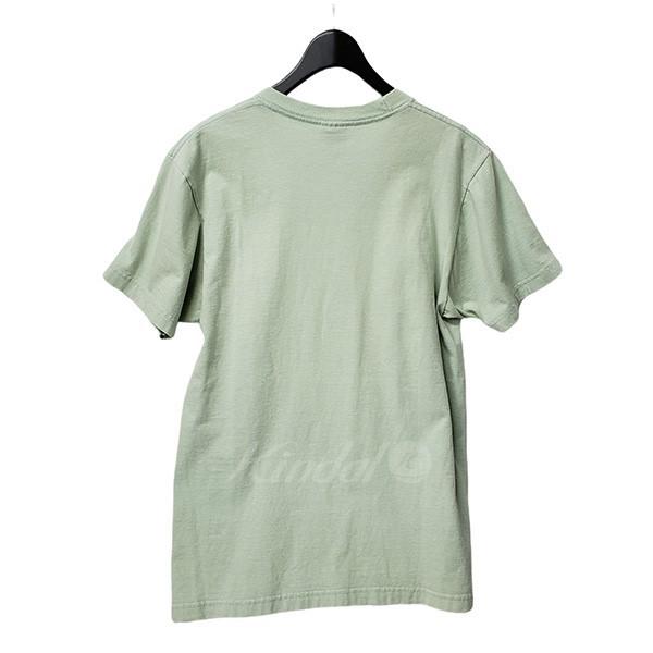 Supreme SUPREME 14AW A Love Tee 彫刻プリントTシャツ ライトグリーン  