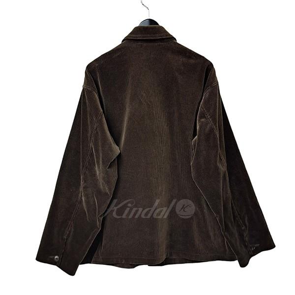 AURALEE 21AW コーデュロイカバーオールジャケット ダークグリーン 