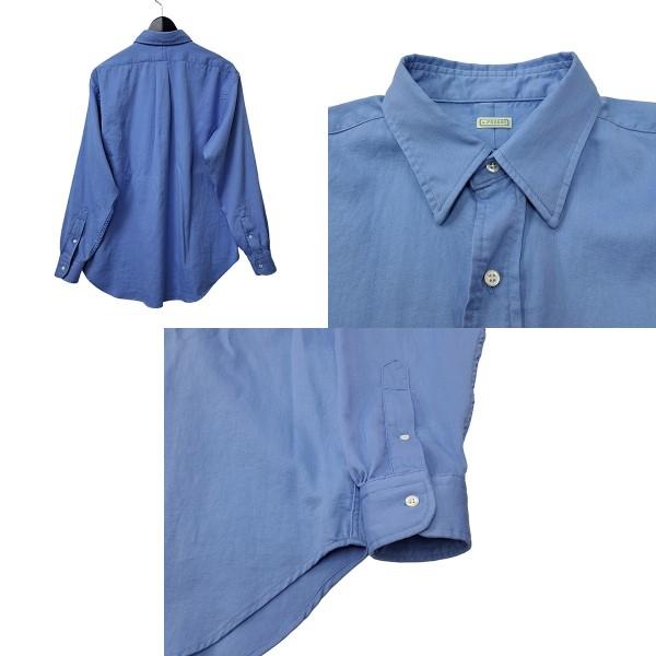 アプレッセ A．PRESSE 24SS Double Weave Twill Regular Collar Shirt 
