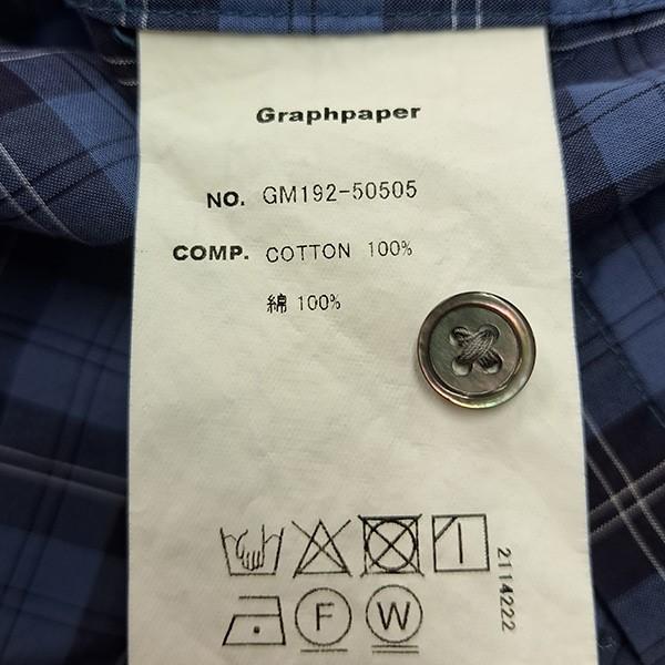 グラフペーパー Graphpaper Thomas Mason Regular Collar Shirt 