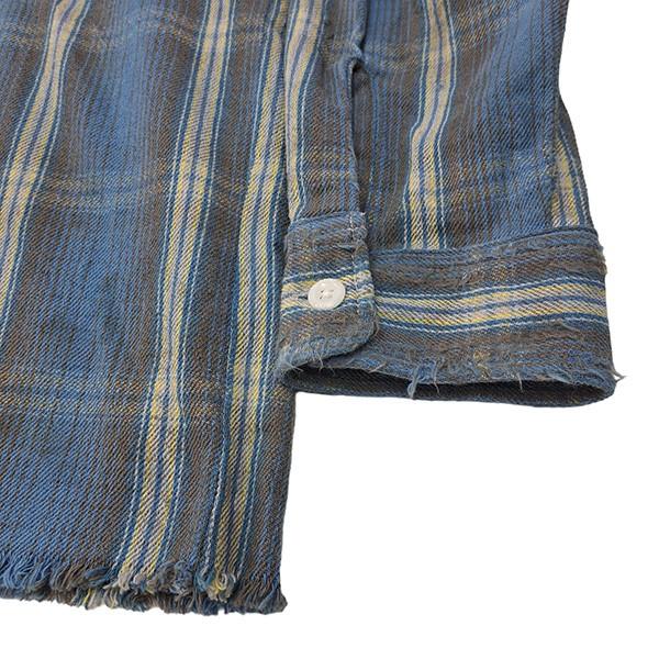 値下げ】SAINT MICHAEL 23AW FRANNEL SHIRT CHECK / BLUE X 値下げ】SAINT MICHAEL 23AW FRANNEL SHIRT CHECK / BLUE X