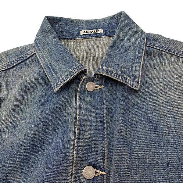AURALEE オーラリー SELVEDGE FADED LIGHT DENIM BLOUSON デニム AURALEE オーラリー SELVEDGE FADED LIGHT DENIM BLOUSON デニム