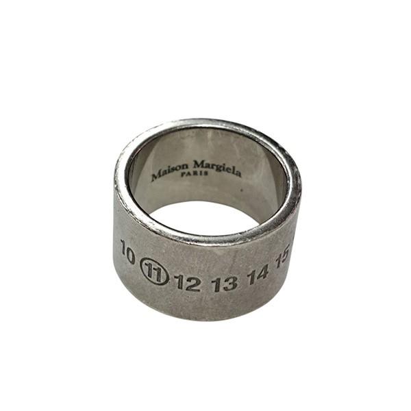 Maison Margiela メゾンマルジェラ11 11 ナンバーロゴリング シルバー  