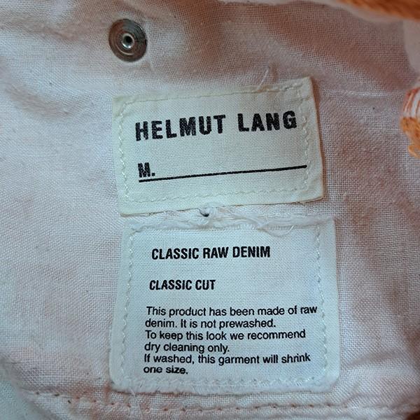 HELMUT LANG ヘルムートラング CLASSIC RAW DENIM CUT ボタン HELMUT LANG ヘルムートラング CLASSIC RAW DENIM CUT ボタン