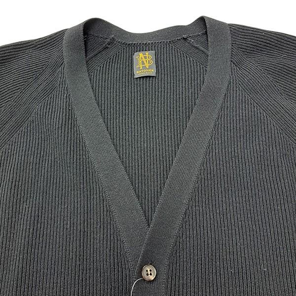 BATONER（バトナー） BATONER HYPER TWIST WOOL RIB V-NECK CARDIGAN
