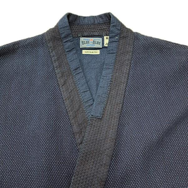 BLUE BLUE（ブルーブルー） 刺し子羽織ジャケット 1018852 インディゴ
