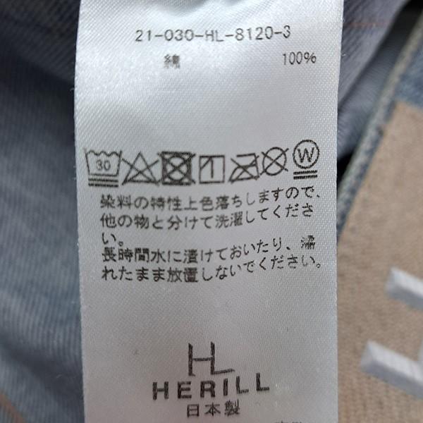 ヘリル HERILL 15oz Denim Tuck Splash 4PK ペイントクラッシュ加工