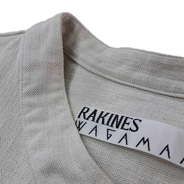 ラキネス×ワガママ RAKINES×WAGAMAMA バンドカラープルオーバーロング
